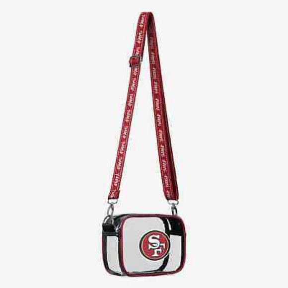 SF 49ers Clear Crossbody Camera Bag - Picture 5 of 5